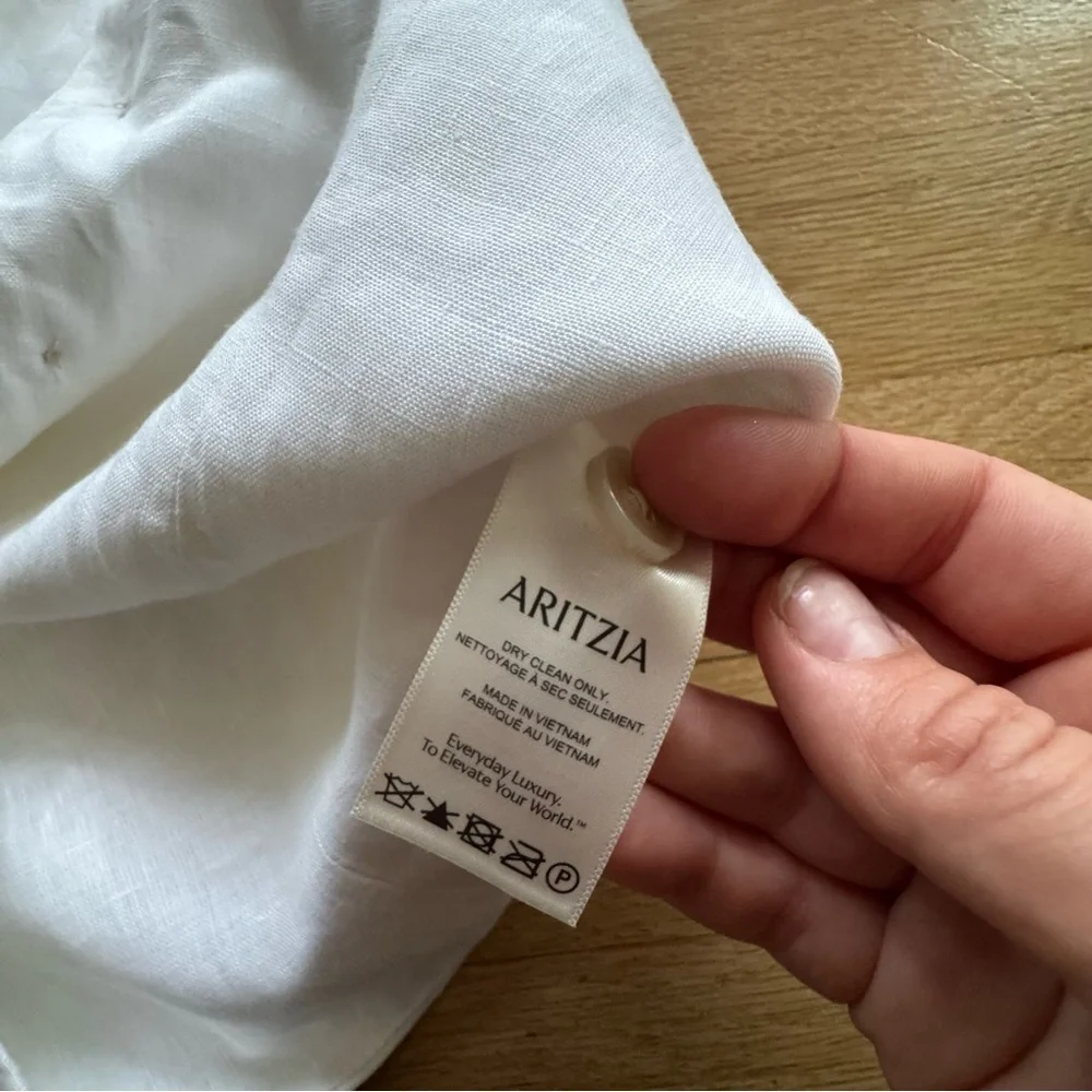 Aritzia Wilfred Pacino Linen Vest - Picture 7 of 8